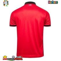 Camisa de Futebol Albânia Equipamento Principal Europeu 2024 Manga Curta
